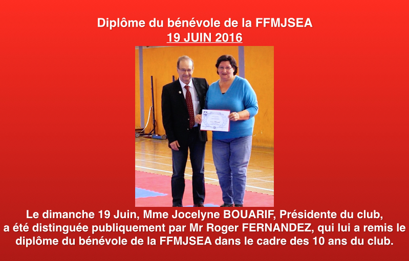 DIPLOME BENEVOLE