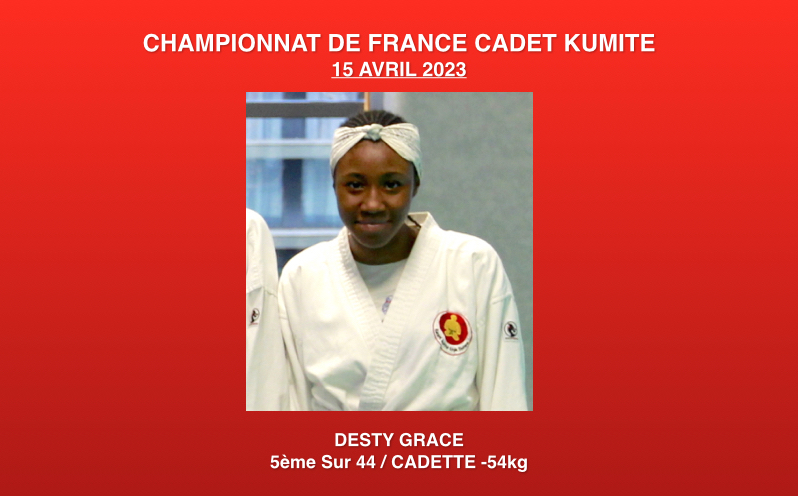 CHAMP FRANCE CADET KUMITE